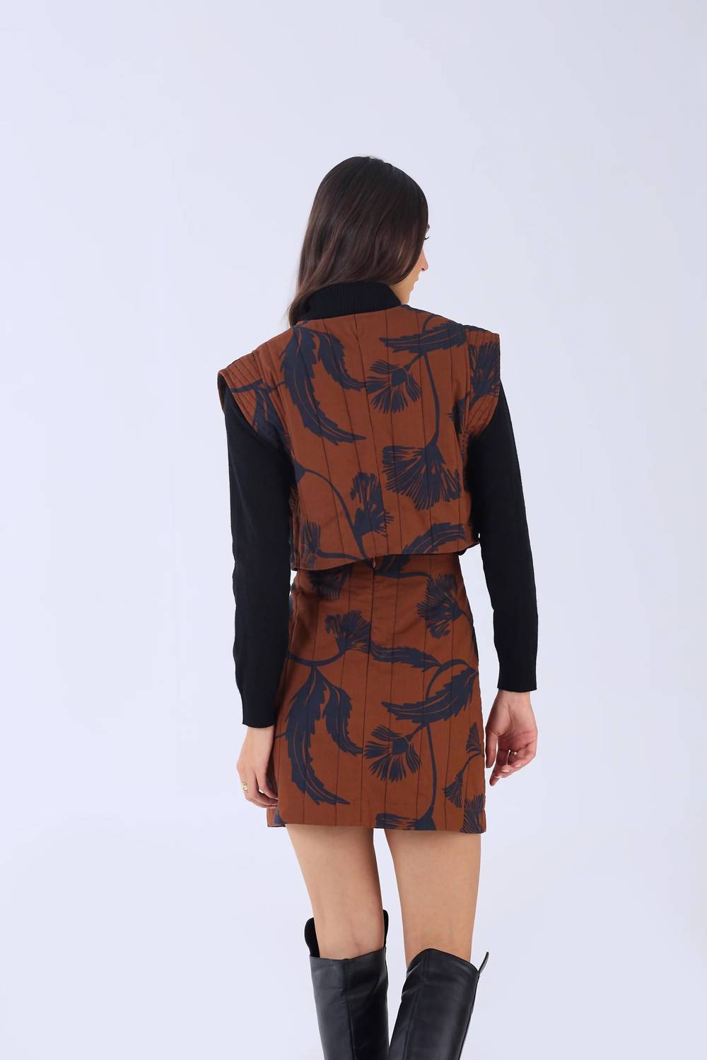 Beyond By Vera - Lennon Floral Mini Skirt