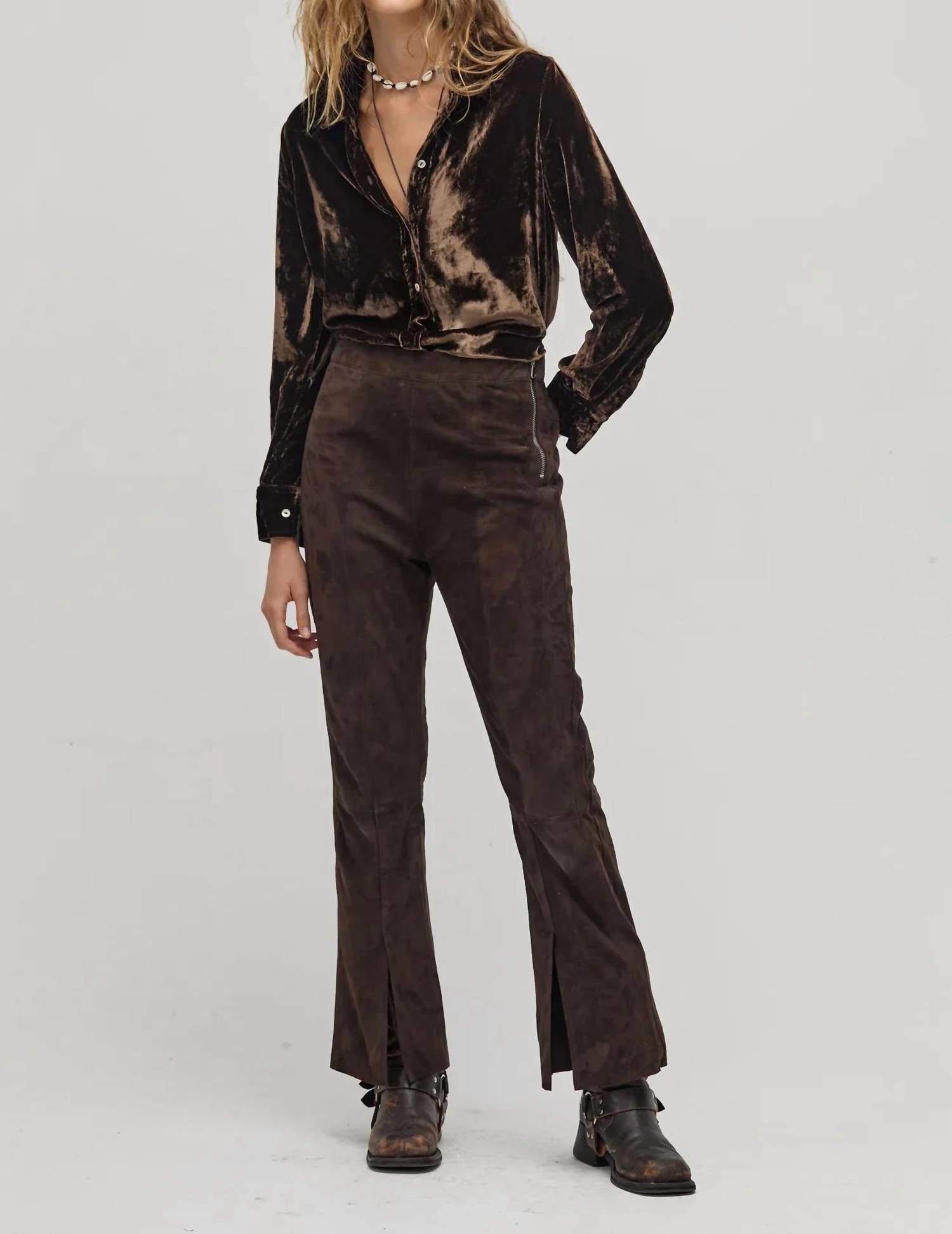 Lanhtropy - Women's San Merino Velvet Shirt