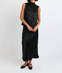 Bella Dahl - Sleeveless Scarf Neck Blouse