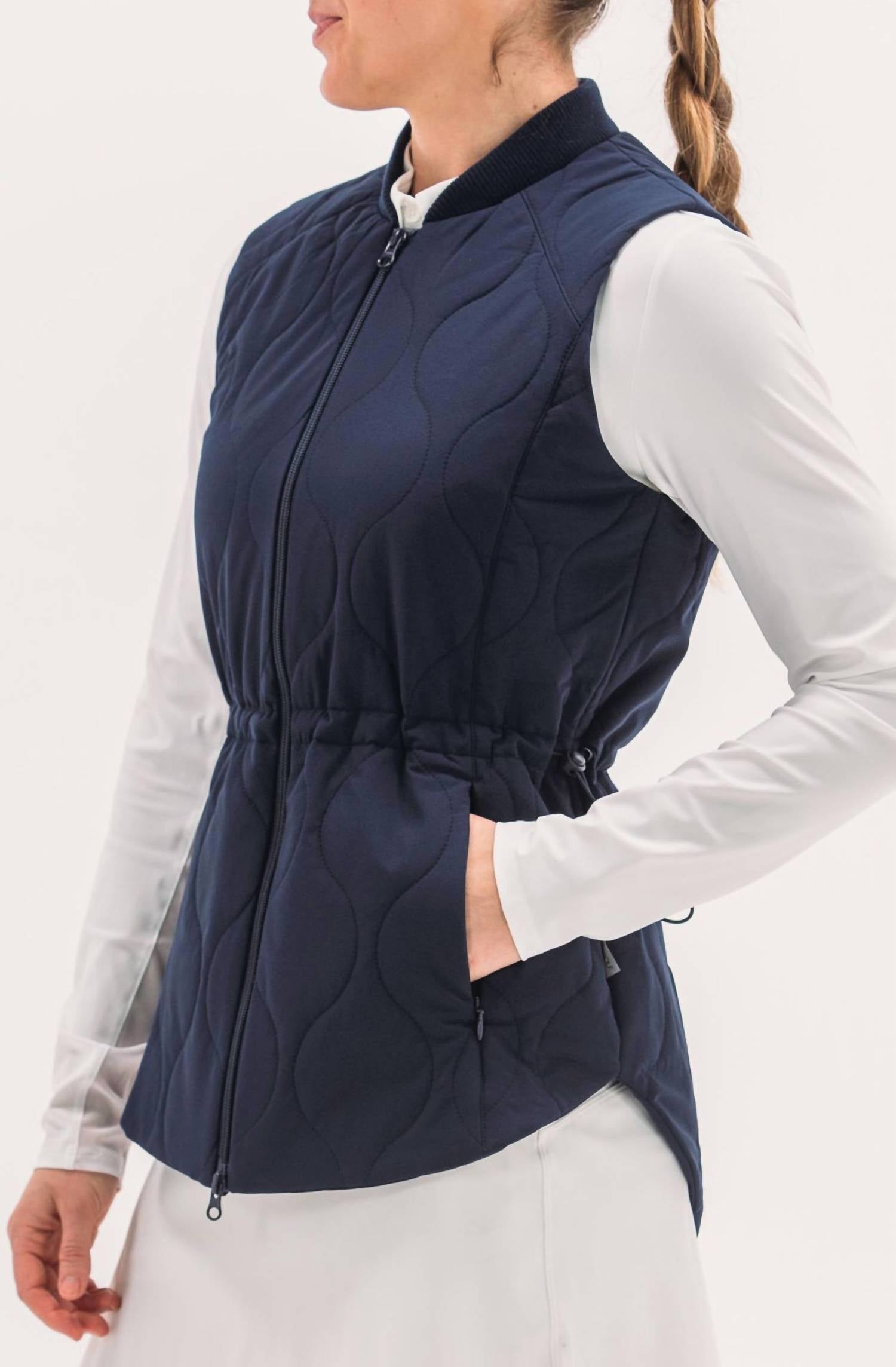 Foray Golf - Women's Longline Quilted Vest