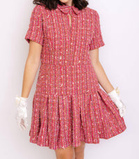 Sincerely Ours - Val Tweed Mini Dress