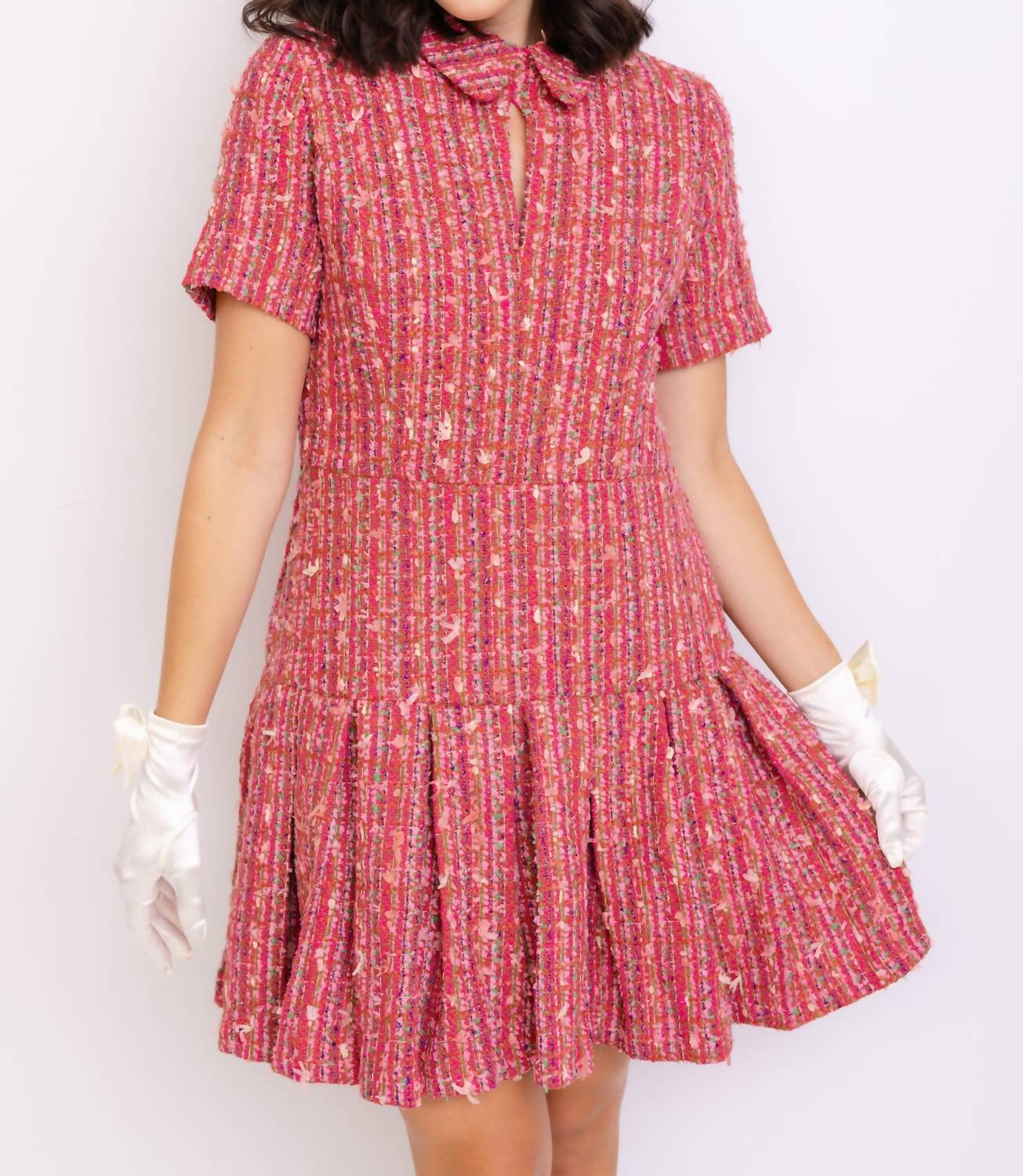 Sincerely Ours - Val Tweed Mini Dress