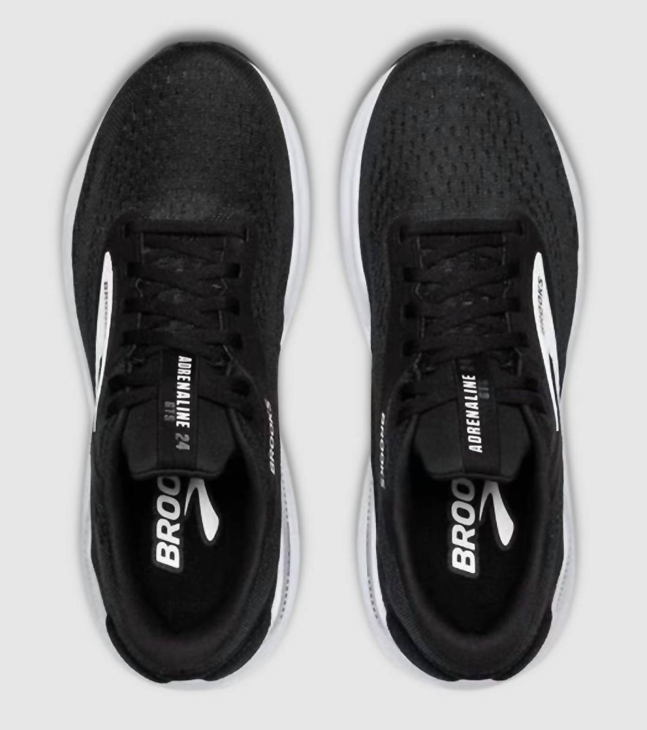 BROOKS Men's Adrenaline Gts 24 Wide Running Shoes in black white - men's shoe - view 5