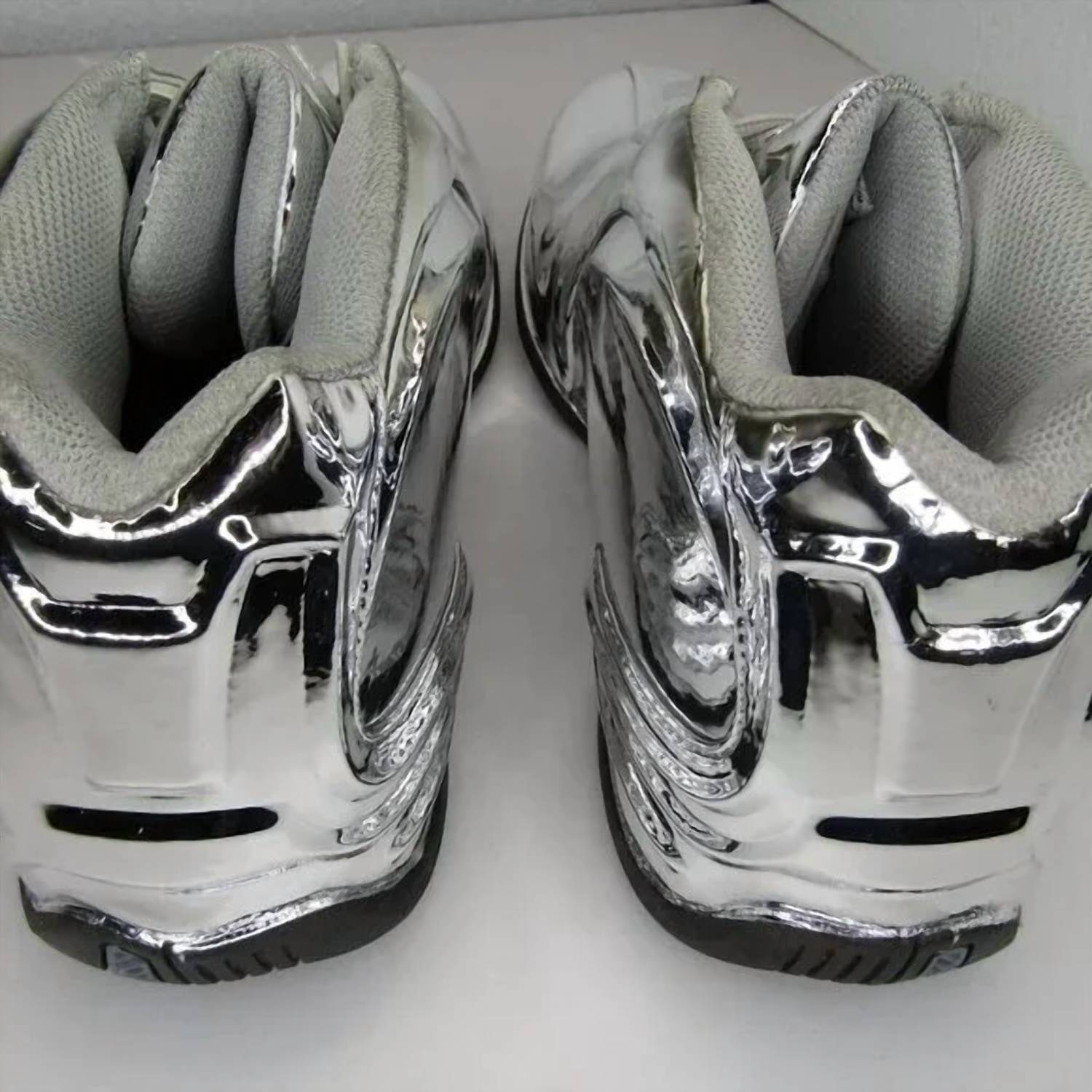 dada supreme Men's Dubbz Chrome Luxury Webb Basketball Sneakers in silver - men's sneaker - view 5