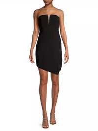 Liv Foster - Strapless Cocktail Twill Dress