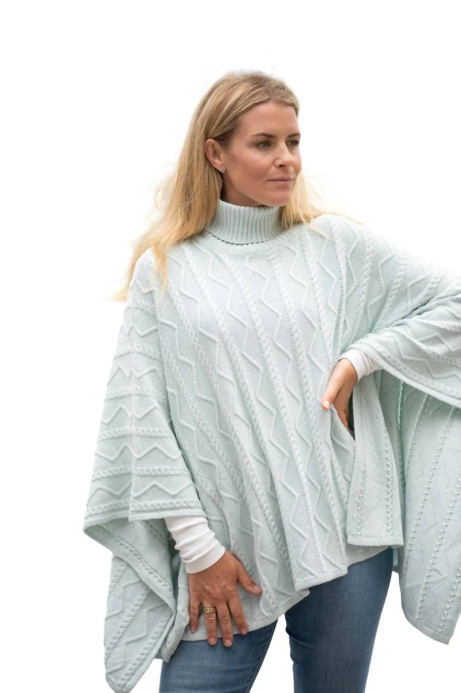 Burgess Sweaters - Lightweight Yarn Poncho