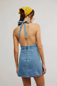 Free People - Trevi Denim Mini Dress