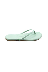 solei sea Women's Indie Flip Flop Sandal in aloe vera - women's sandal - detail view