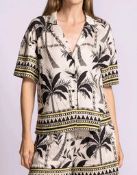 Pink Martini - Ramona Short-sleeve Button-down Shirt