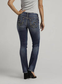 Silver Jeans Co - Women's Suki Curvy Fit Mid Jean