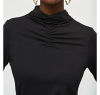 Joseph Ribkoff - rouched neck top