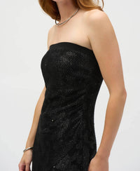 Joseph Ribkoff - Foiled Mesh Dress