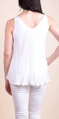 Gigi Moda - Carino Silk V-neck Tank Top