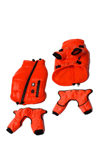 Silver Paw Whistler Two Piece Full Body Snowsuit in red - item - detail view