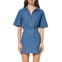 Mon Renn - Indigo Denim Mini Dress