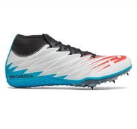 New Balance Men's Sd100 V2 Spike Shoes in white blue - men's shoe
