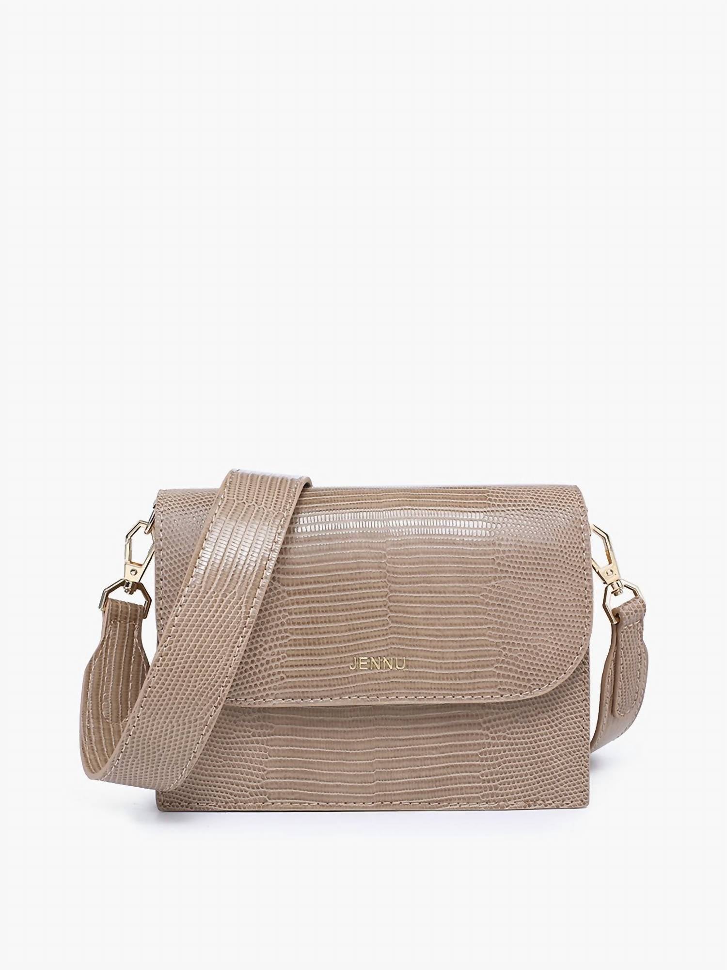 Jen & Co. - Women's Tokyo Crocodile Embossed Crossbody