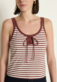 Nation Ltd - Jil Lace Up Tank Top