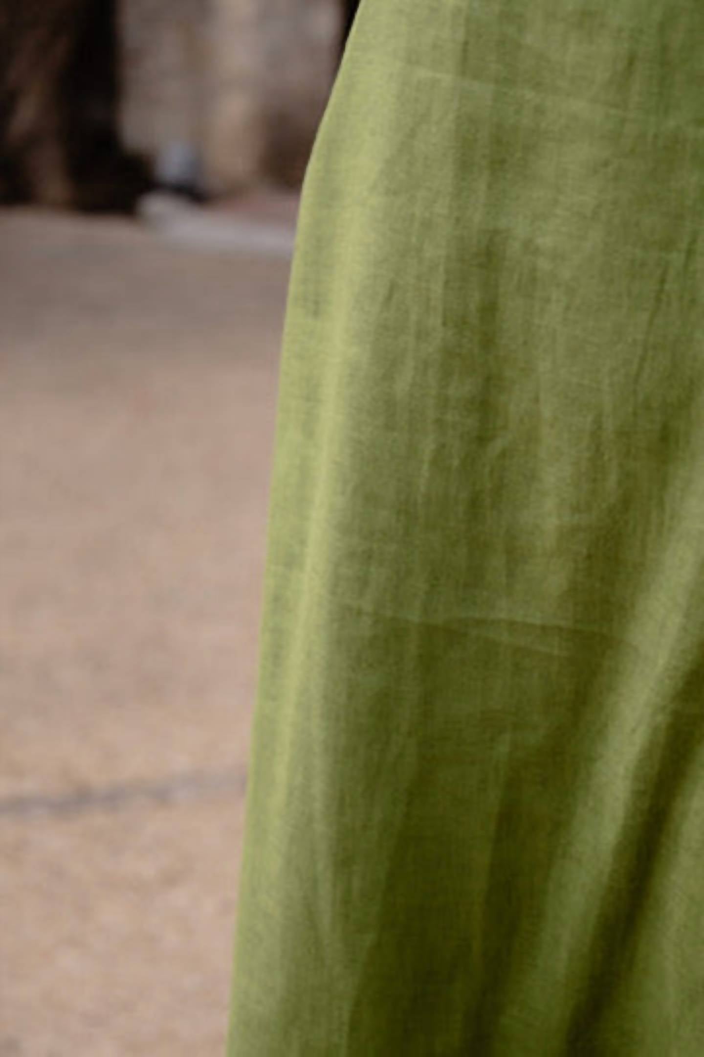 Karlie - Colorblock Linen Maxi Dress