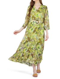 America & Beyond - Charlotte Lurex Kaftan
