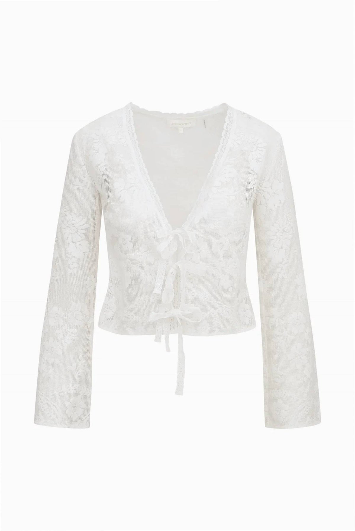 Loveshackfancy - Stacellea Sheer Lace Top