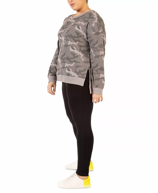 Dex - LONGSLEEVE OVERSIZED CAMO PULLOVER