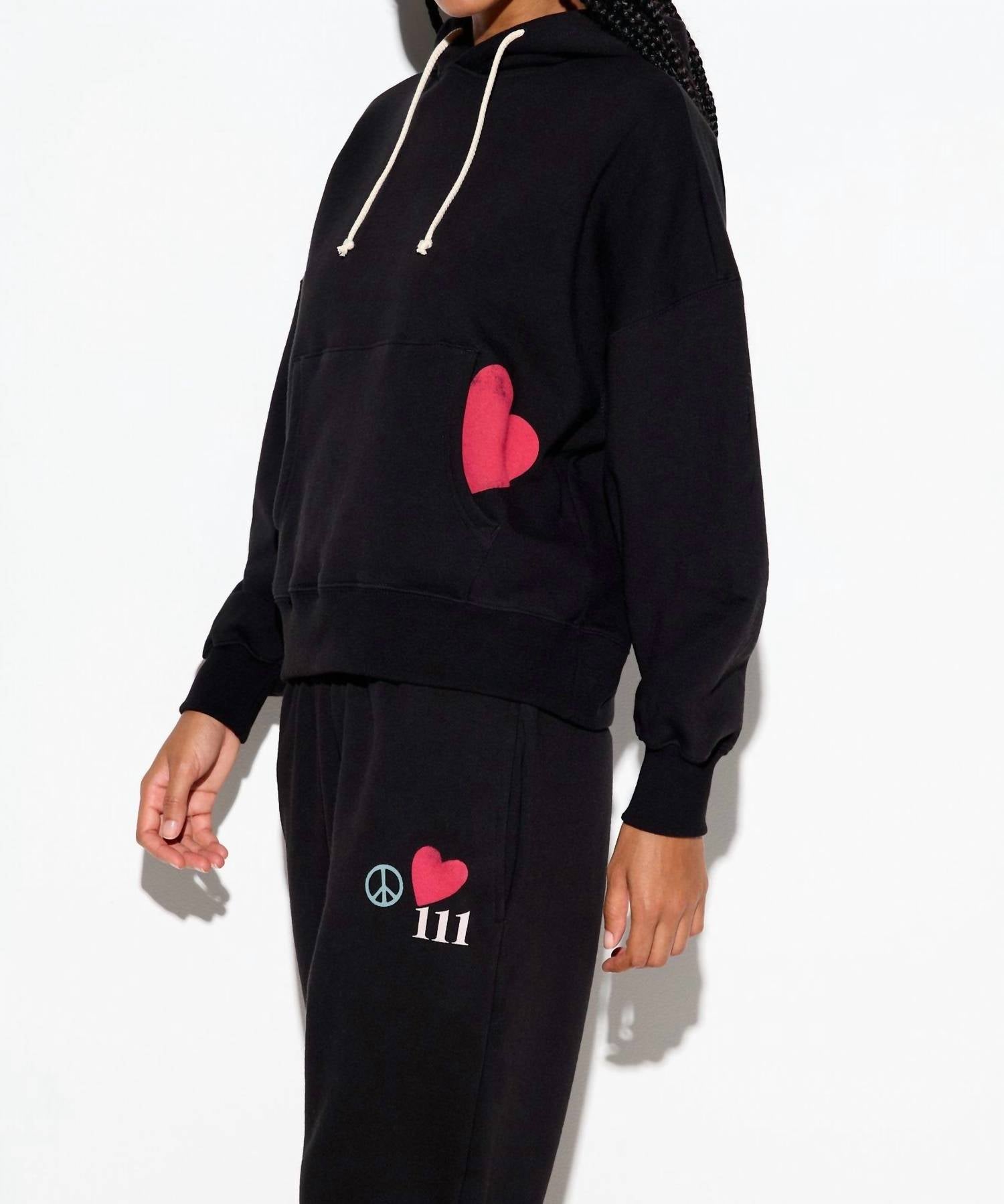 SPIRITUAL GANGSTER Power Of Love Bowie Sweatpants in black - women's pants - view 6