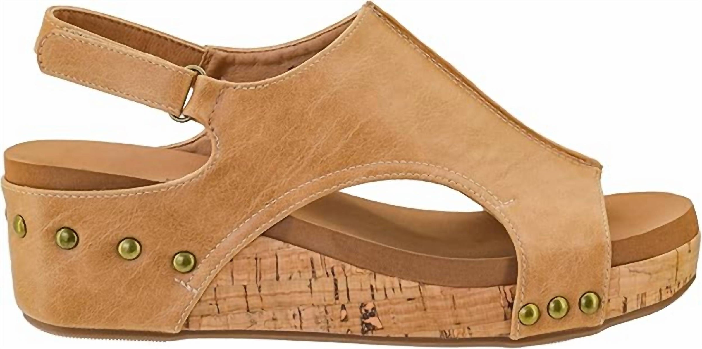 Corkys Footwear Women's Volta Ii Sandals in sandals in taupe smooth - women's sandal - detail view