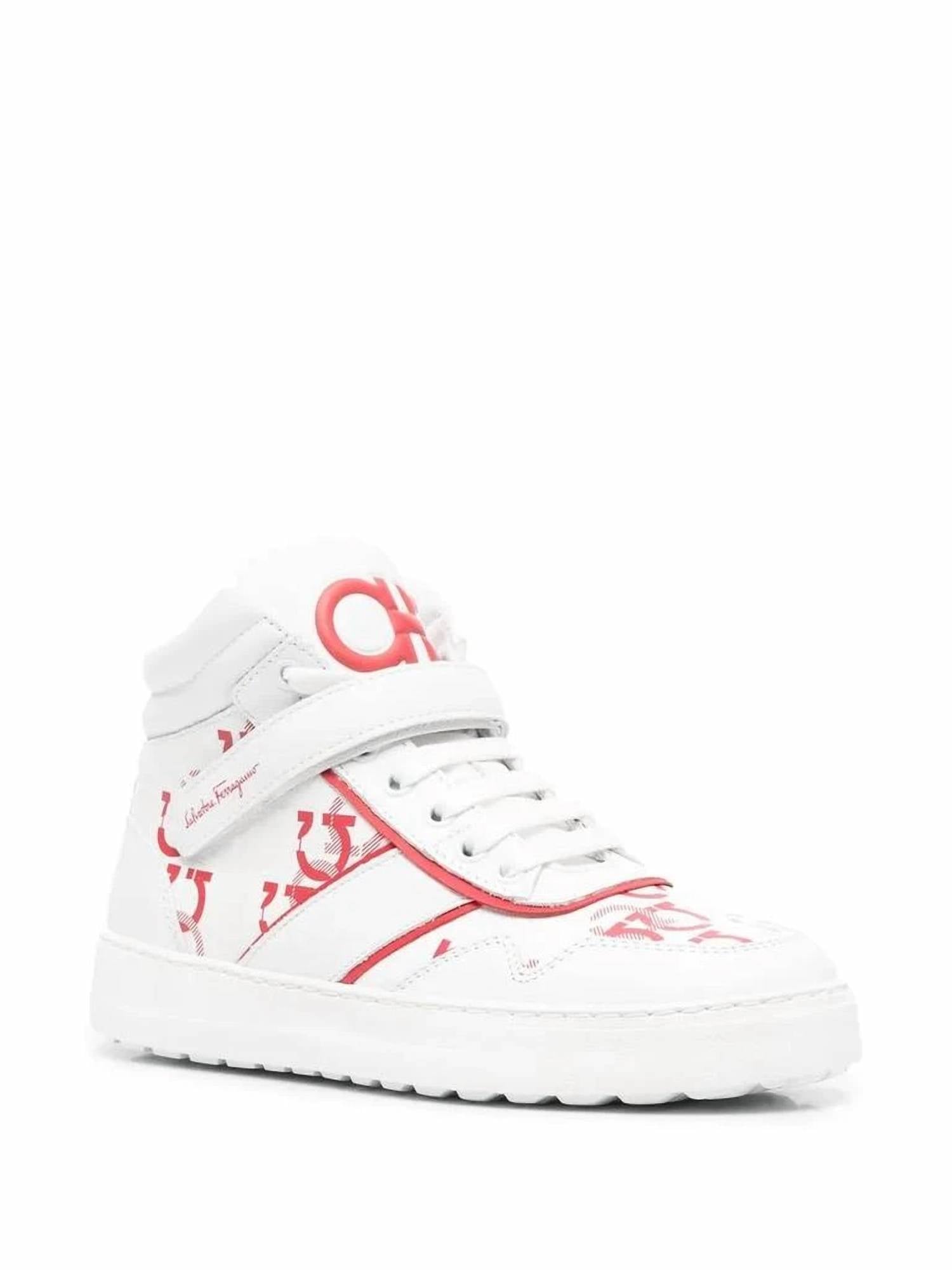 Salvatore Ferragamo - Women's Noe High Top Leather Sneakers