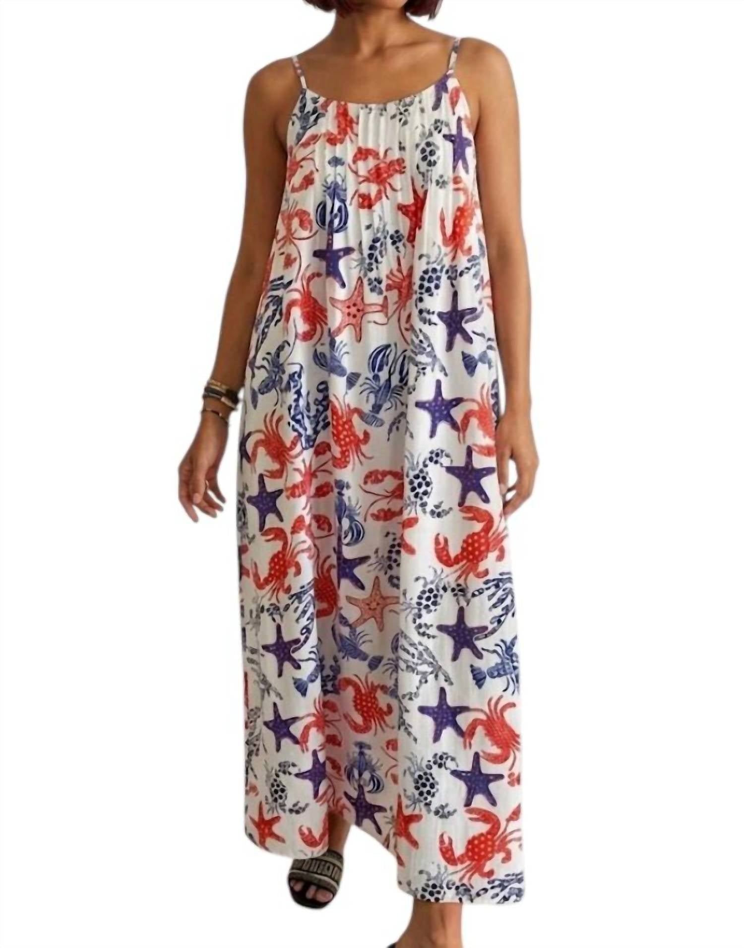 Thml - Thin Strap Patterned Summer Dress