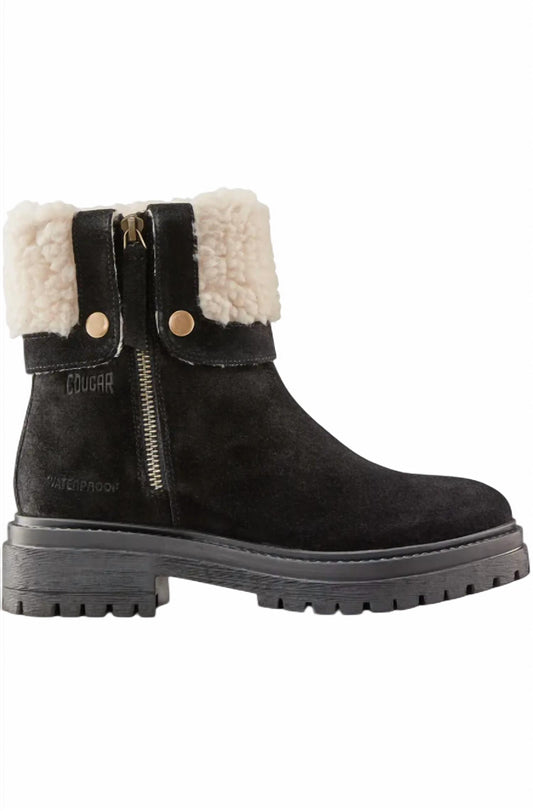 Cougar - Women's Vigo Faux Shearling Cuff Waterproof Boot