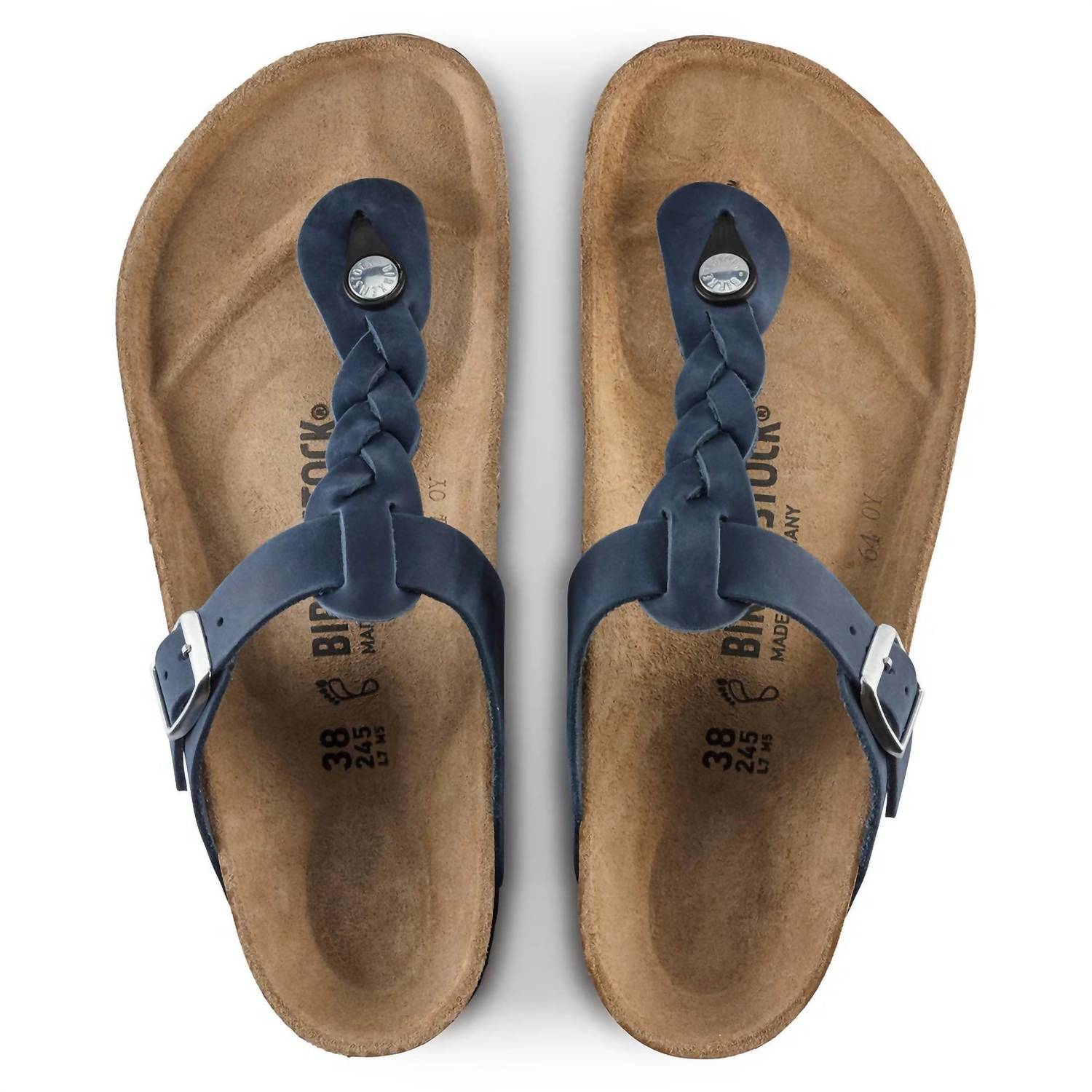 Birkenstock - Women's Gizeh Braided Oiled Leather Sandal