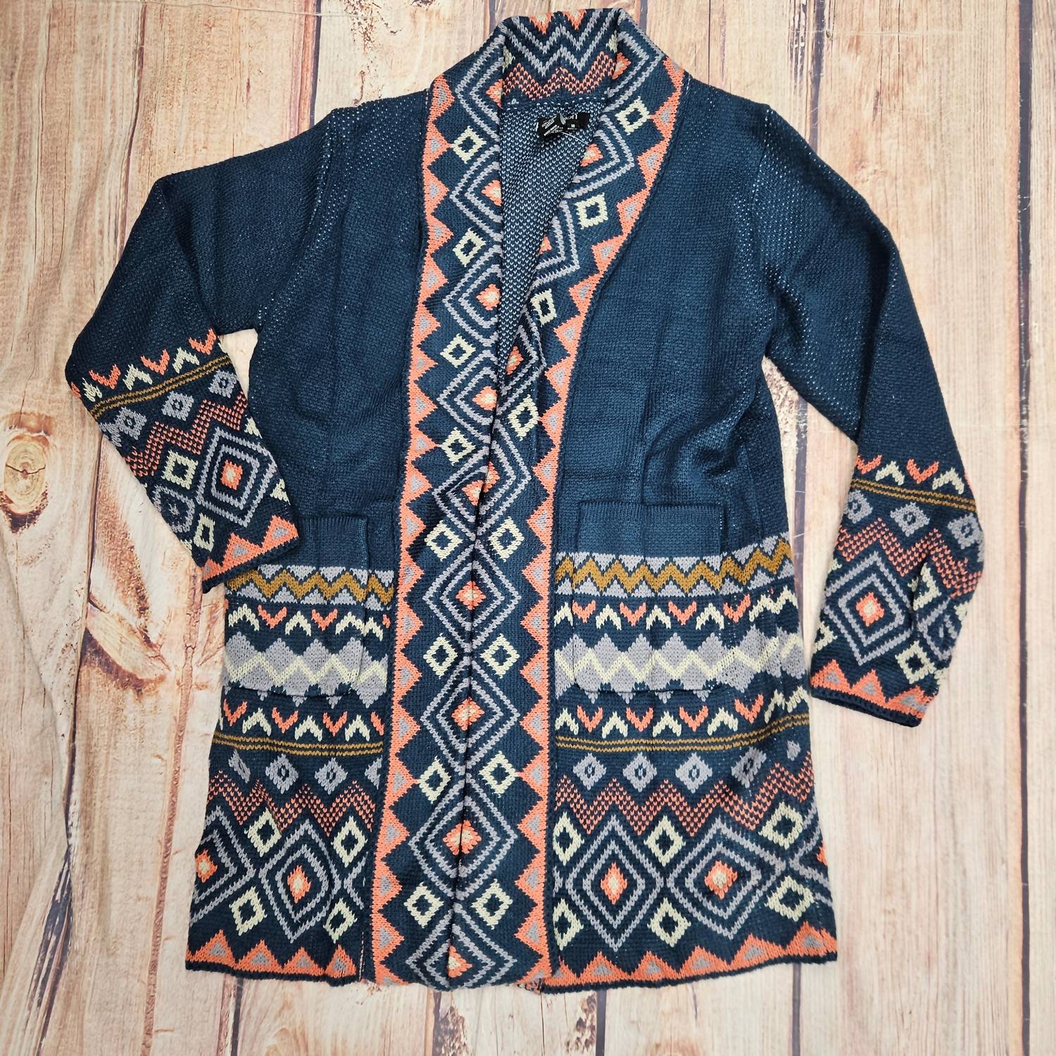 Papillon Women's Global Kit Cardigan in navy - women's cardigan