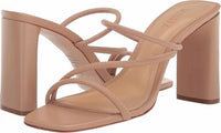 SCHUTZ Women's Chessie Sandals in true beige - women's heels