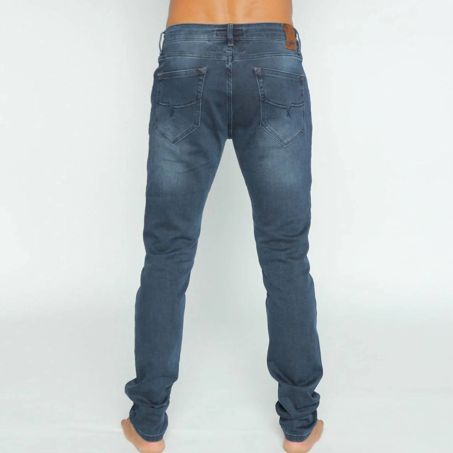 Eight X - Slim Fit Stretch Faded Denim Jeans