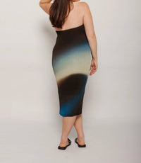 Thinking Mu - Glass Pleated Miriam Midi Dress