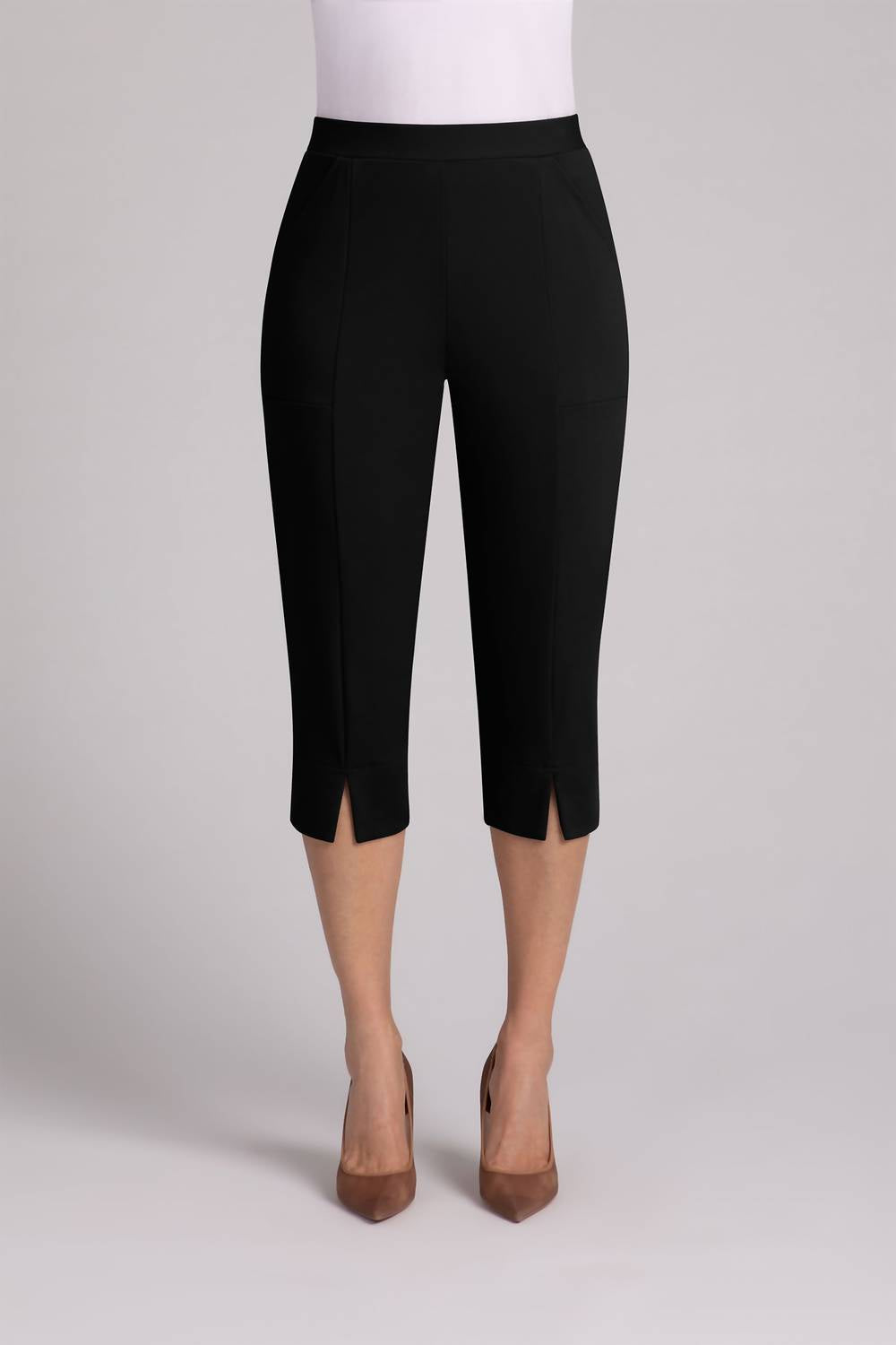 Sympli Hepburn Capri Pant in black - women's pants