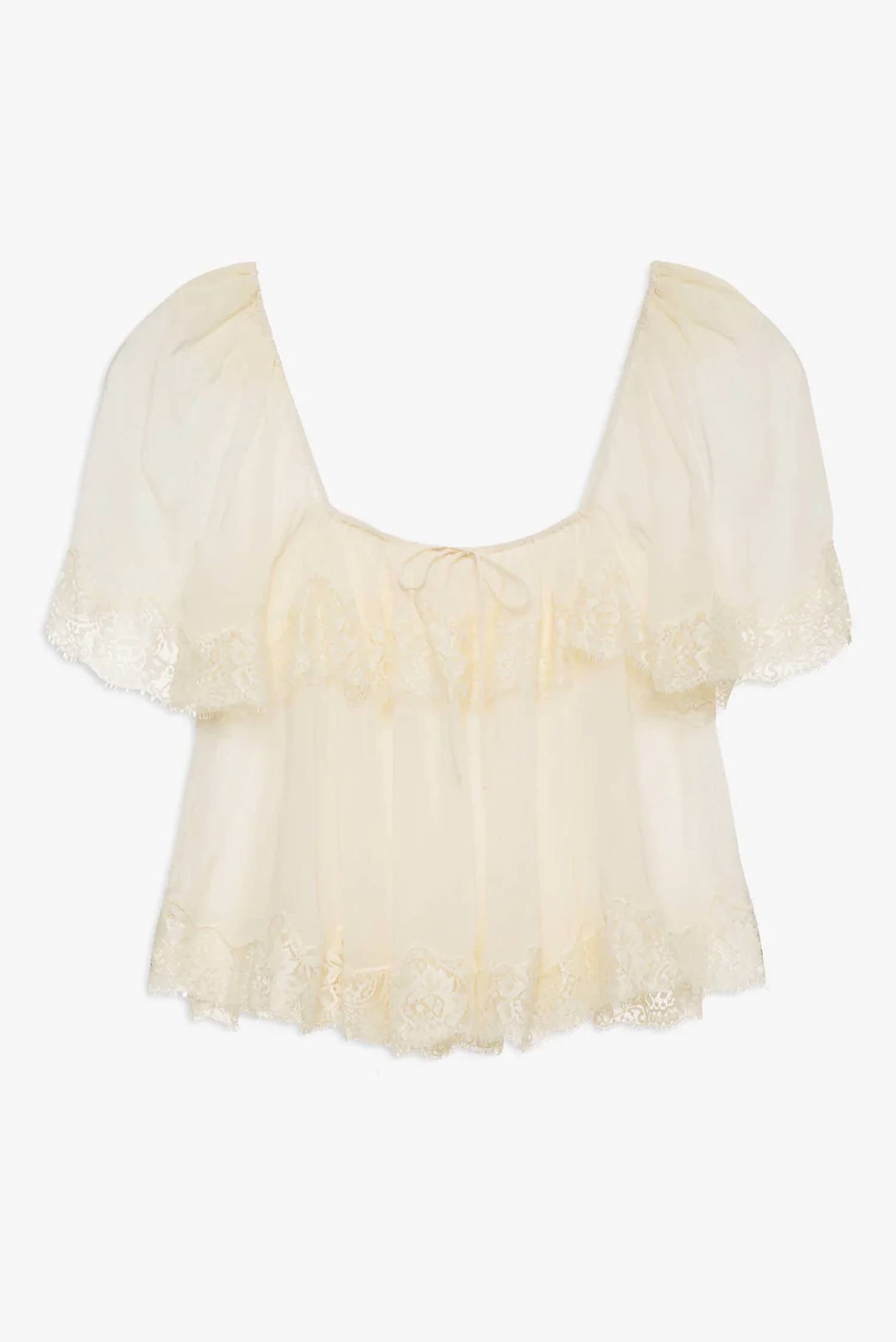 For Love & Lemons - Juniper Chiffon Top