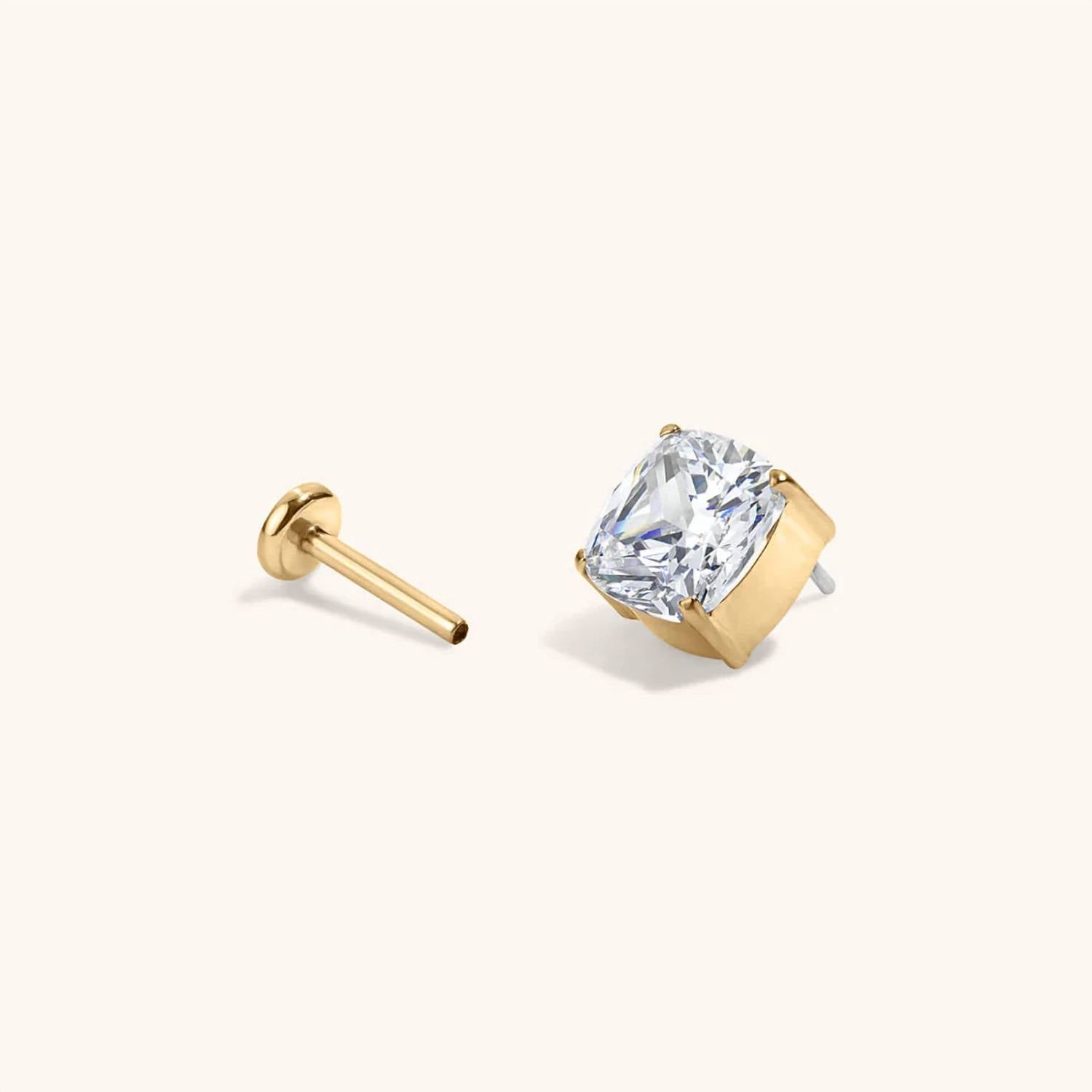 Maison Miru - Celestial Crystal Cushion Nap Earrings