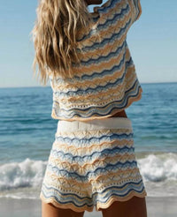 L*Space - Sunchaser Crochet Knit Shorts