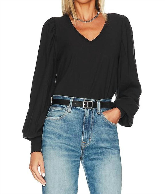 Nation Ltd - Tabitha Full Sleeve V-Neck Top