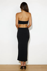 One & Only - SIDE STEP STRAPLESS DRESS
