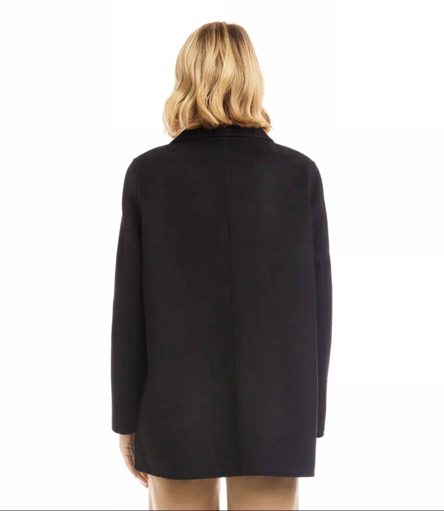 Karen Kane - Olyssa Oversized Brushed Blazer With Rhinestone Buttons