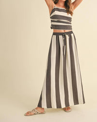 Miou Muse - Wide-stripe Top