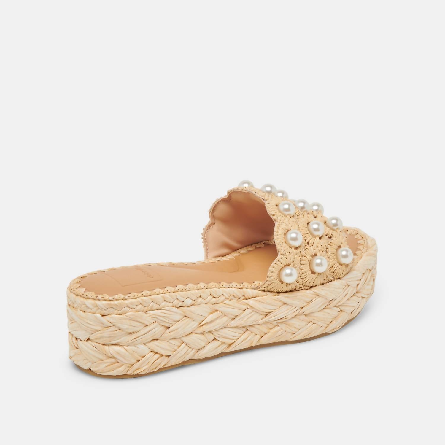 Dolce Vita - Women's Caper Pearl Raffia Platform Sandal