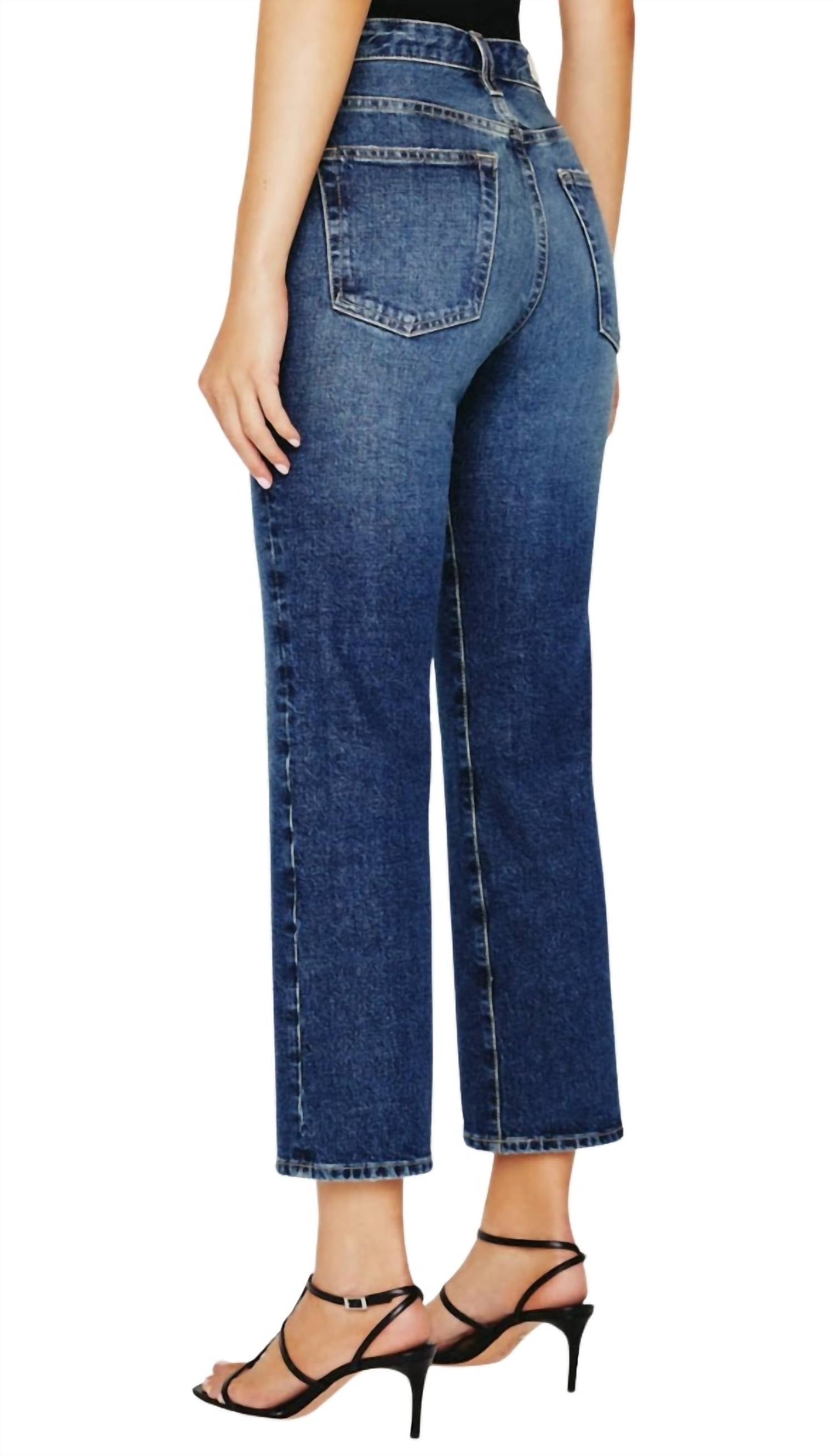 Agolde - Kinsley High Rise Pop Crop Jeans