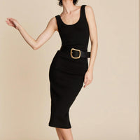 Sold Out Nyc - The Long Scoop It Up Midi Dress