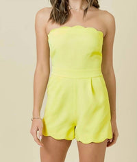 Day + Moon - Whitley Strapless Romper