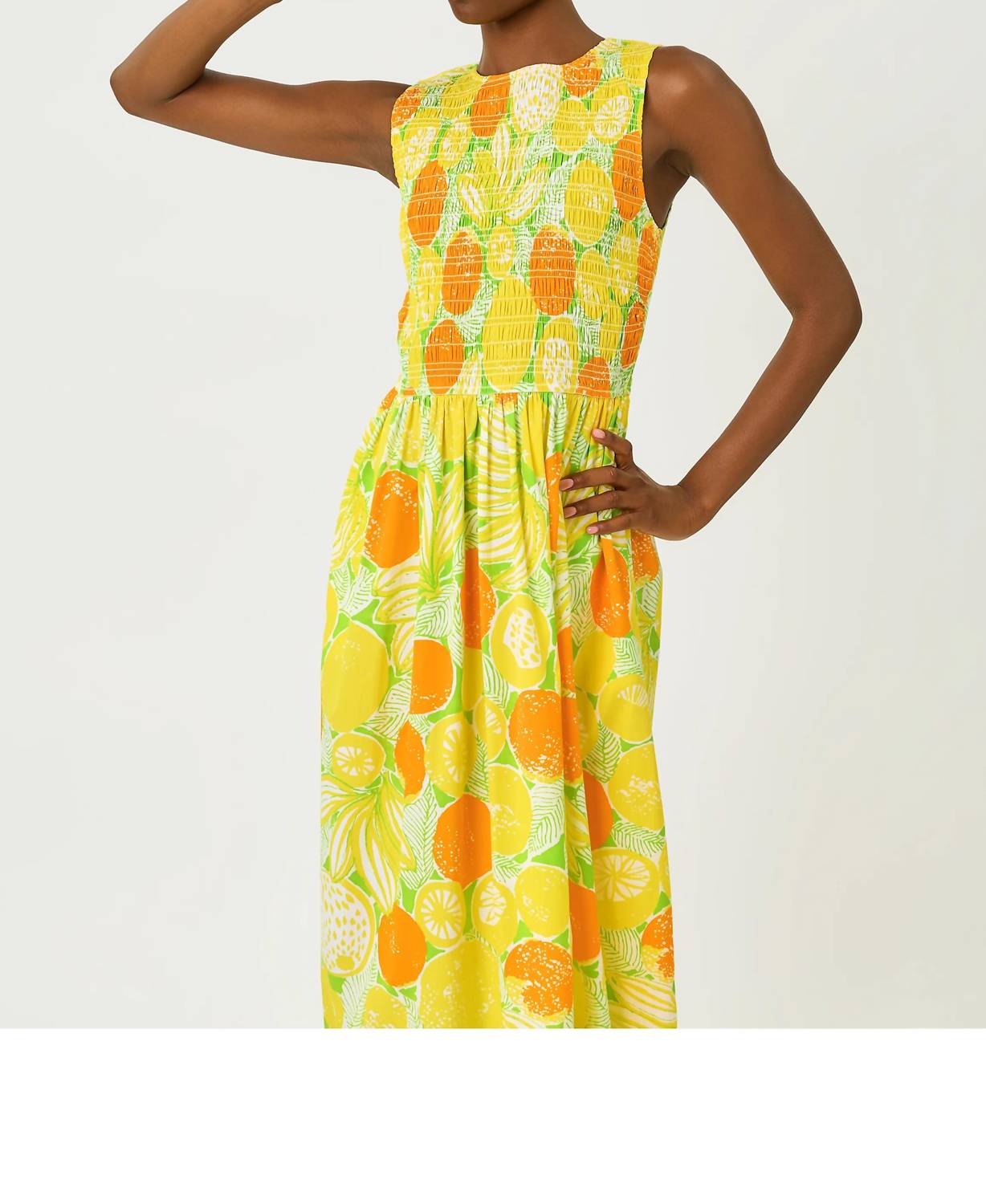 Lilly Pulitzer - Daisey Smocked Midi Dress