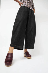 No. 6 - Women's Kiltie Clog On Mid Heel